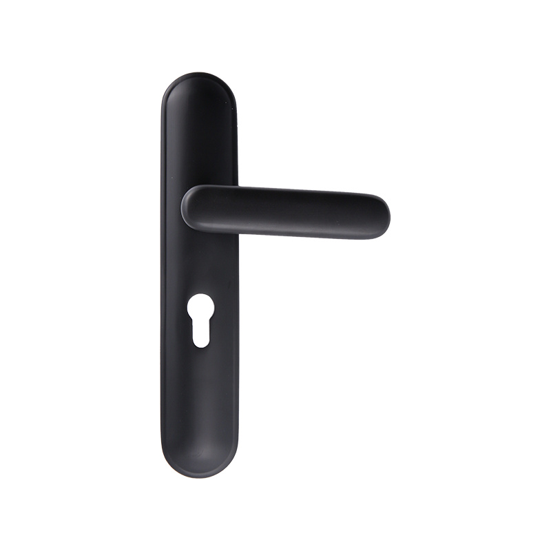 76-66 สไตล์จีนทั้งหมดทองแดงโค้งมนขอบห้องนอน Universal Silent Silent One-Piece Lock