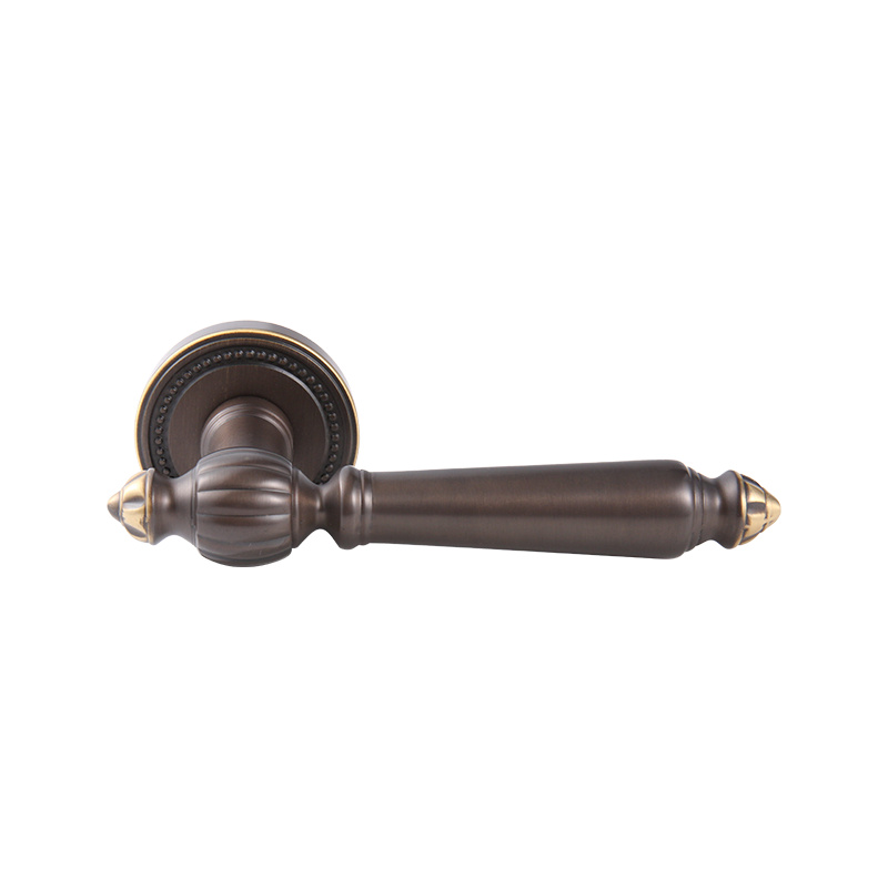 105-218 Retro French Golden Bedroom Silent Split Door Lock