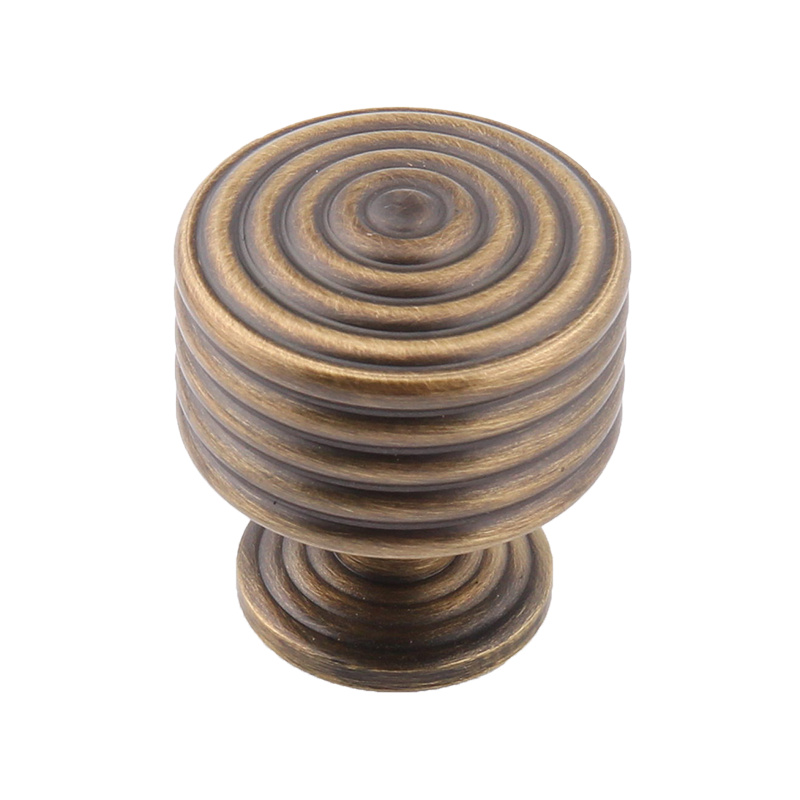 9080 OVAL Light Luxury Drawer หลุมเดียวที่จับตู้ฝรั่งเศส