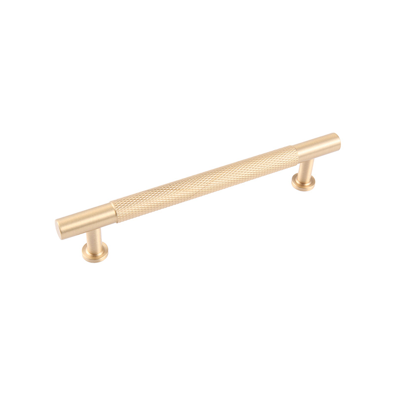 9591 Nordic Simple Light Luxury ตู้เสื้อผ้าทองแดงทั้งหมดที่จับยาว